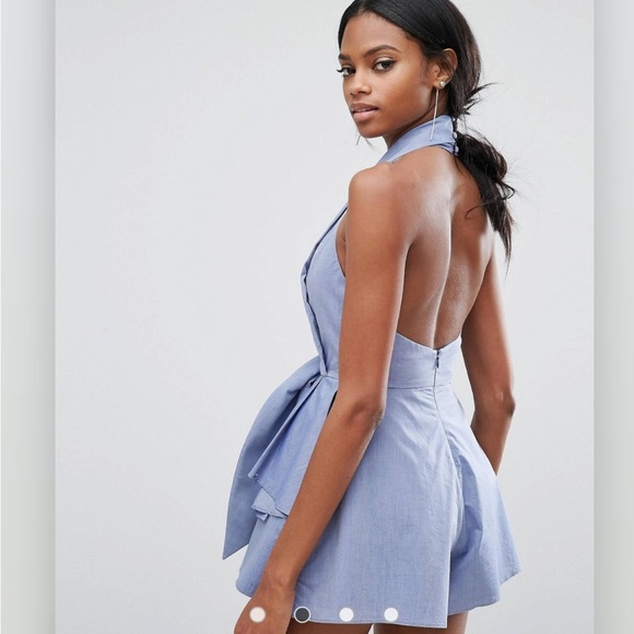 C/Meo Collective Conquer Shirting Romper Blue Small - Picture 4 of 13